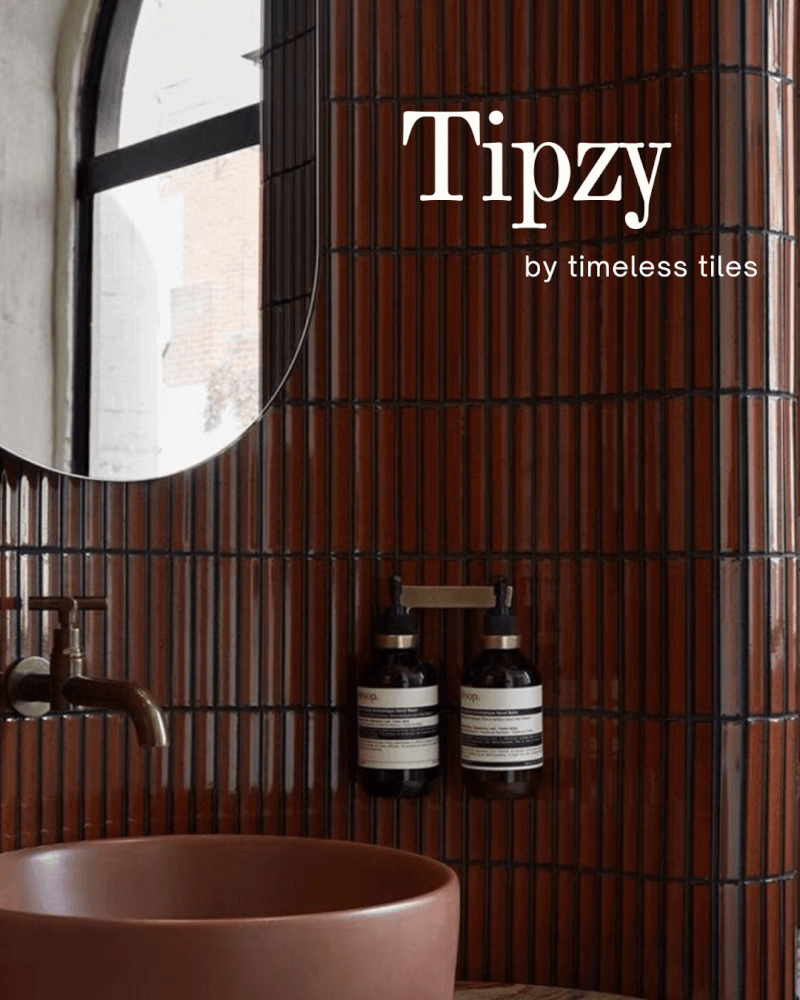 โมเสค TIMELESS TILES รุ่น TIPZY 27.5X29.6 ซม. RED WINE ผิวเงา กระเบื้องผนัง_6